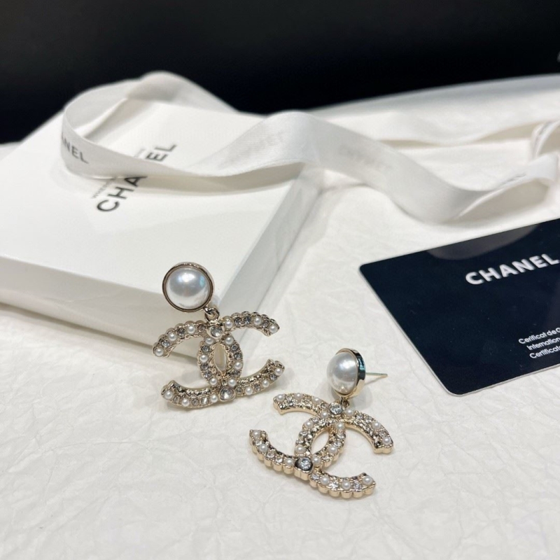 Ch*el earrings
